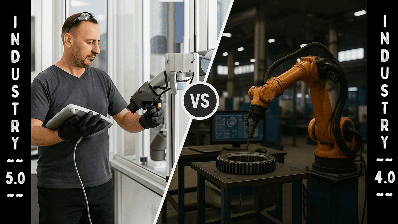 Industry 4.0 vs Industry 5.0
