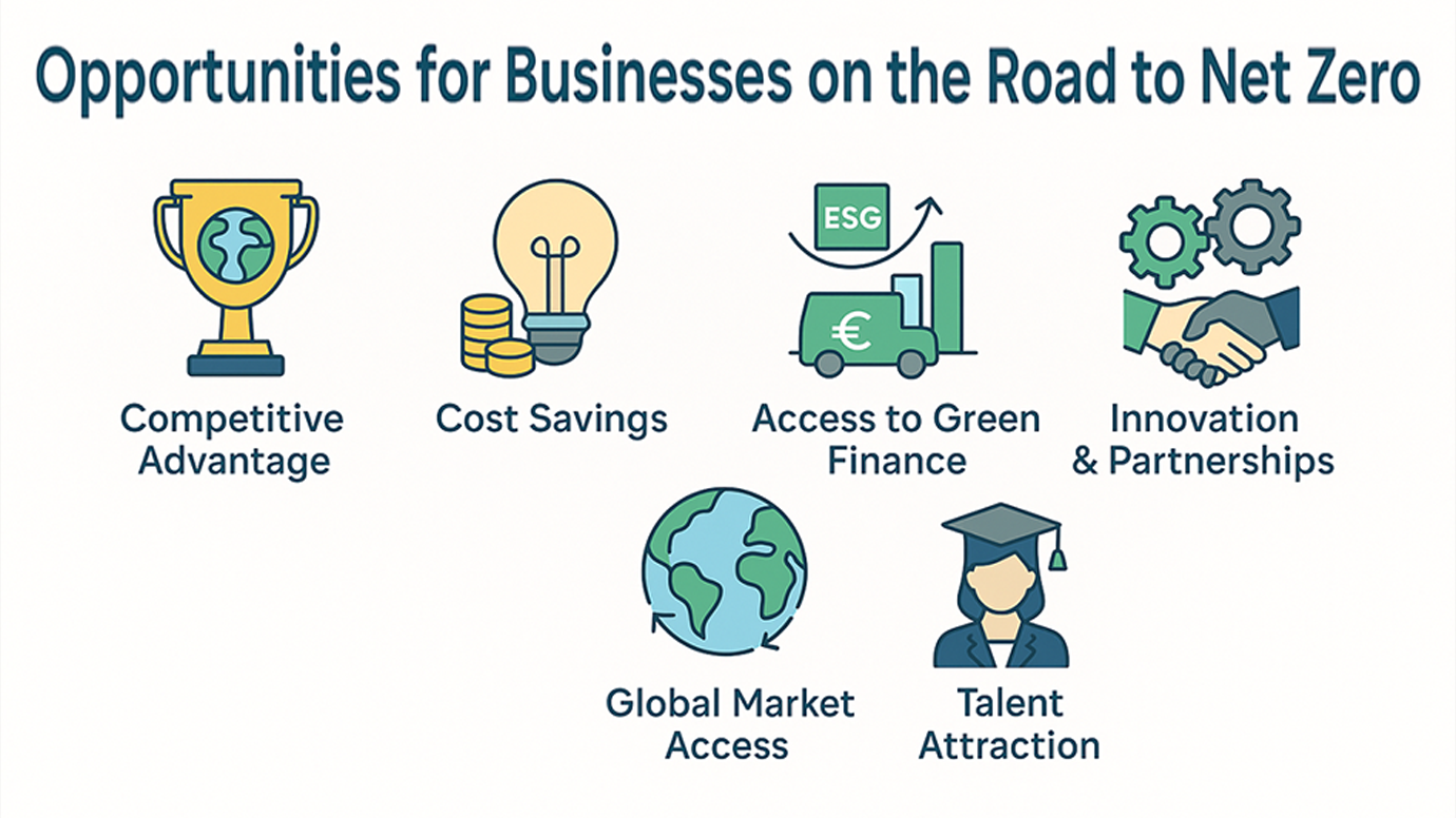 Opportunities for Businesses on the Road to Net Zero