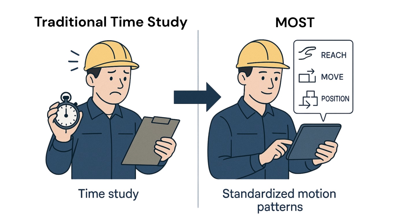 MOST vs. Traditional Time Study Methods