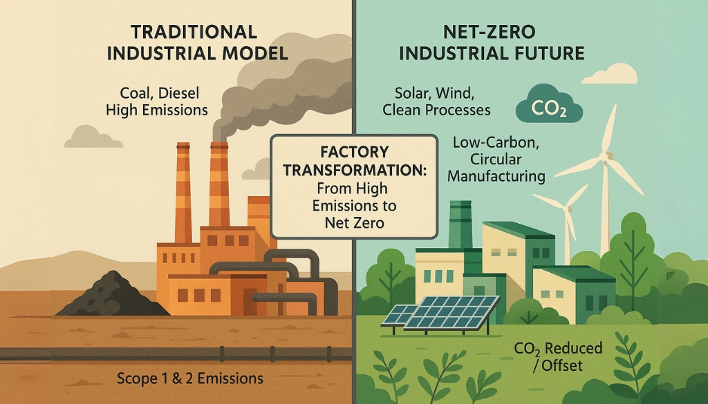 Net-Zero Roadmaps for Indian Factories A 6-Step Playbook