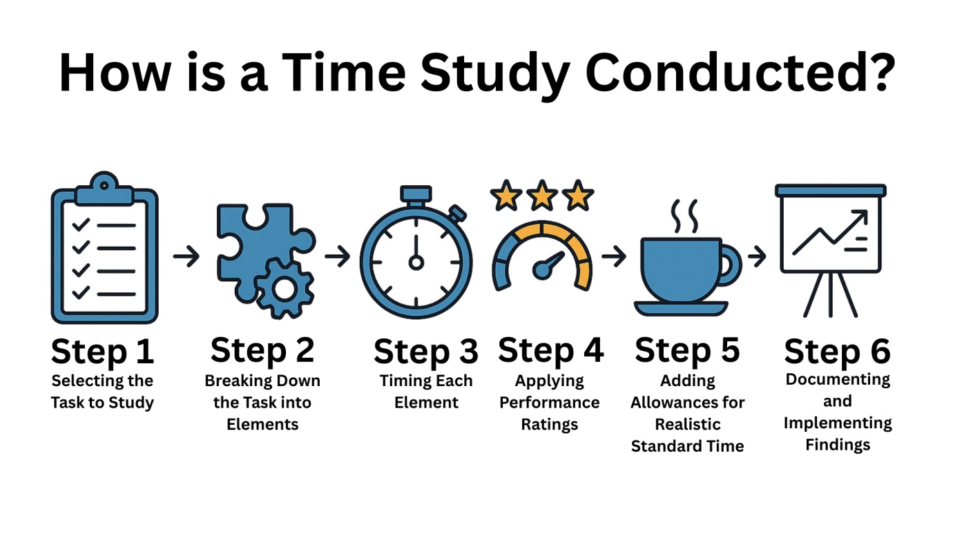 How is a Time Study Conducted