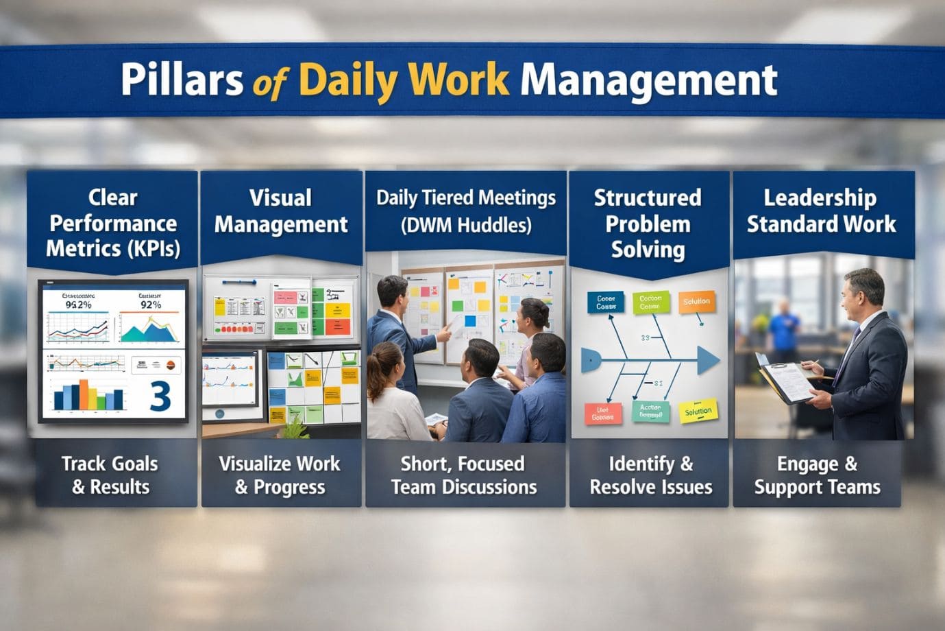 Core Pillars of an Effective Daily Work Management System