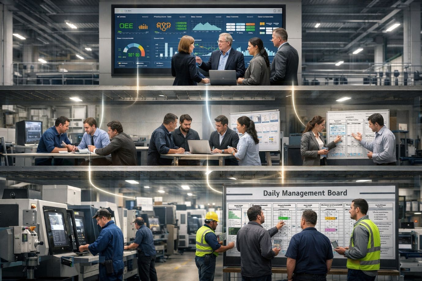 How Daily Work Management System Works in a Manufacturing Environment