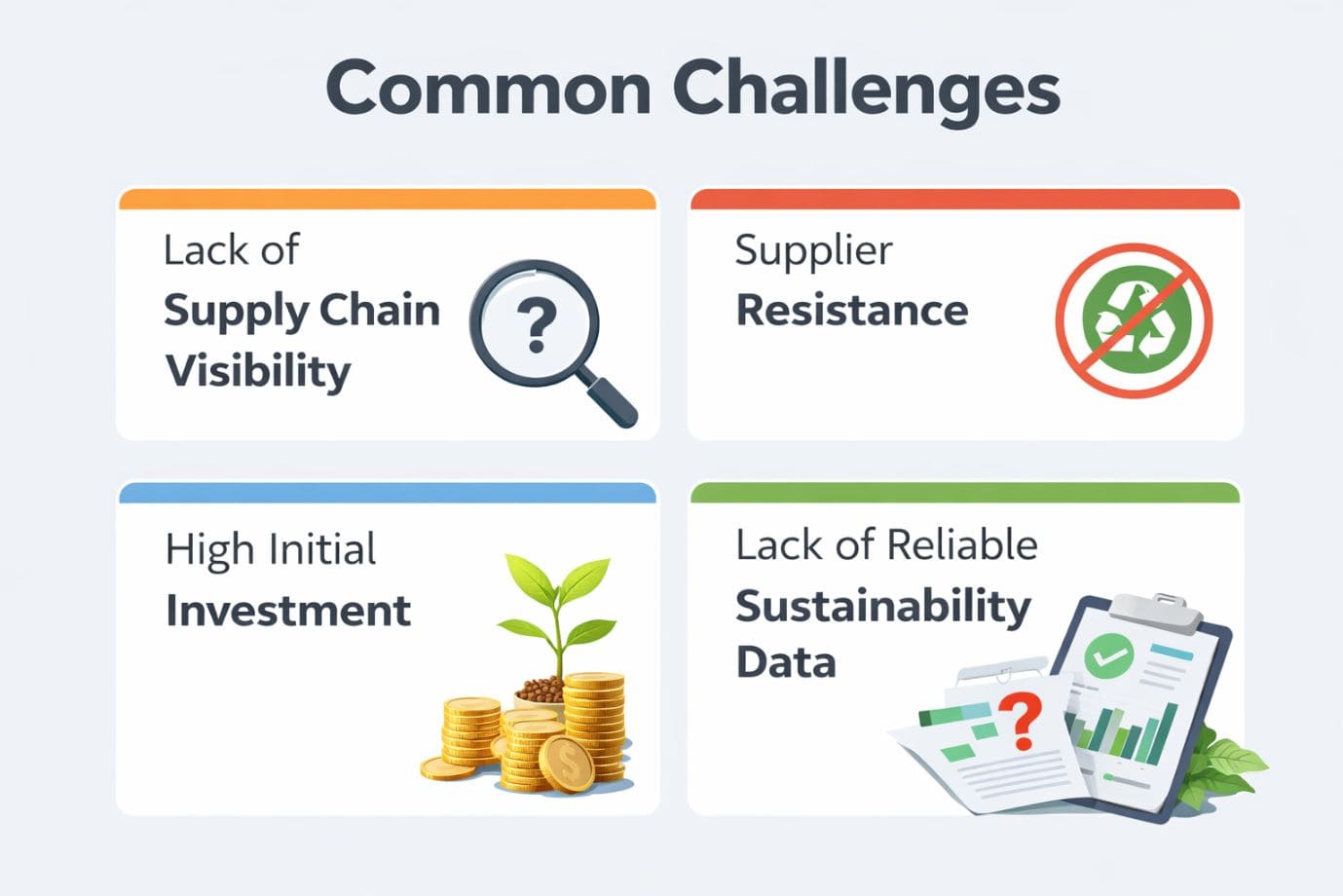 Common Challenges in Sustainable Supply Chain Implementation