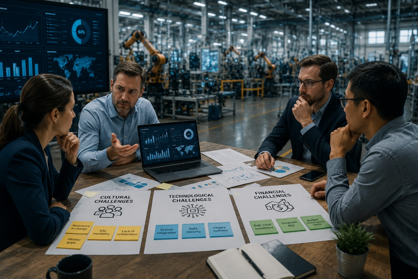 Challenges and Considerations while Integrating Lean Management with Industry 4.0