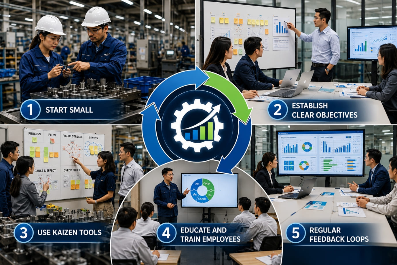 Implementing Kaizen in Business Operations