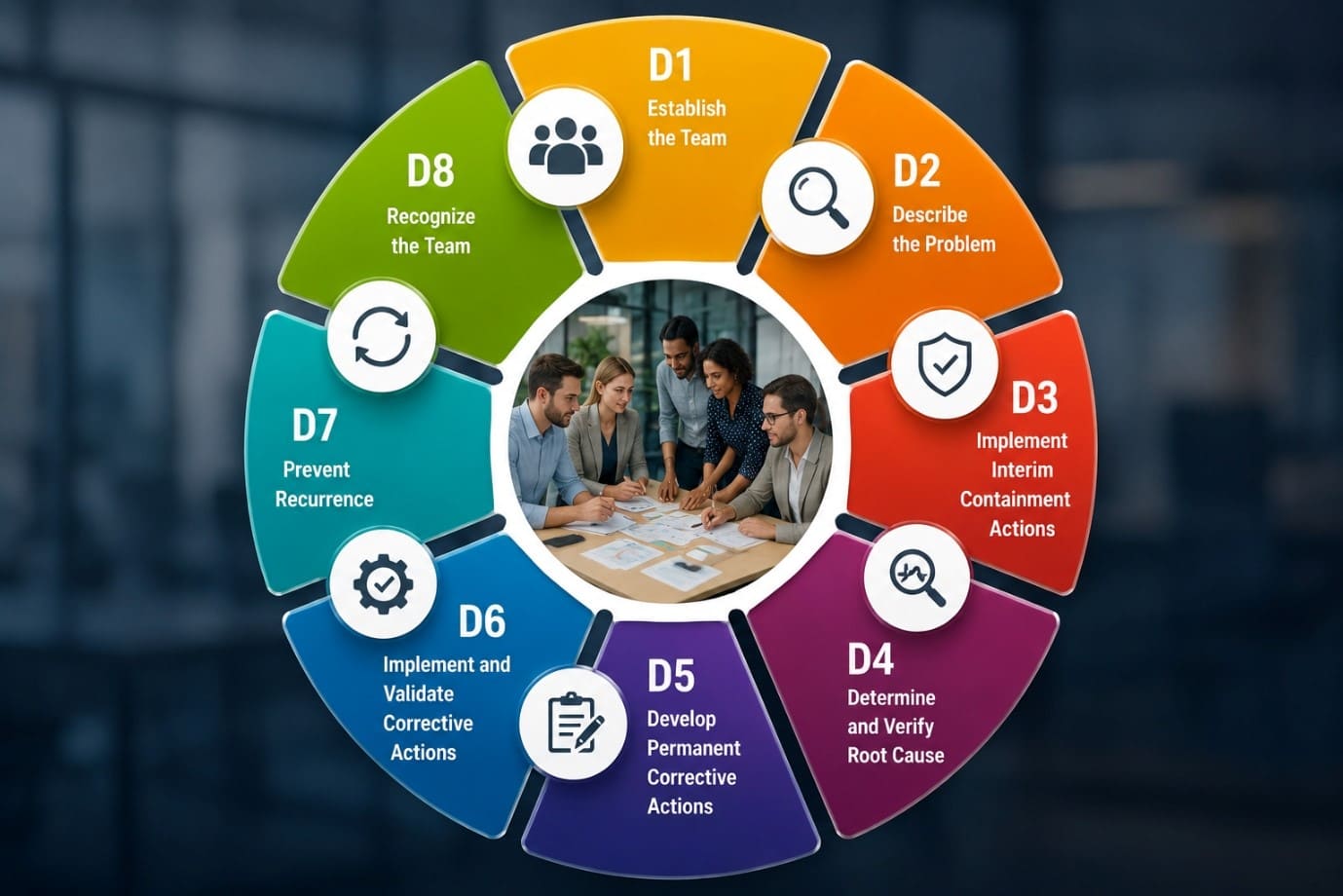The 8 Disciplines Explained (D1 to D8)
