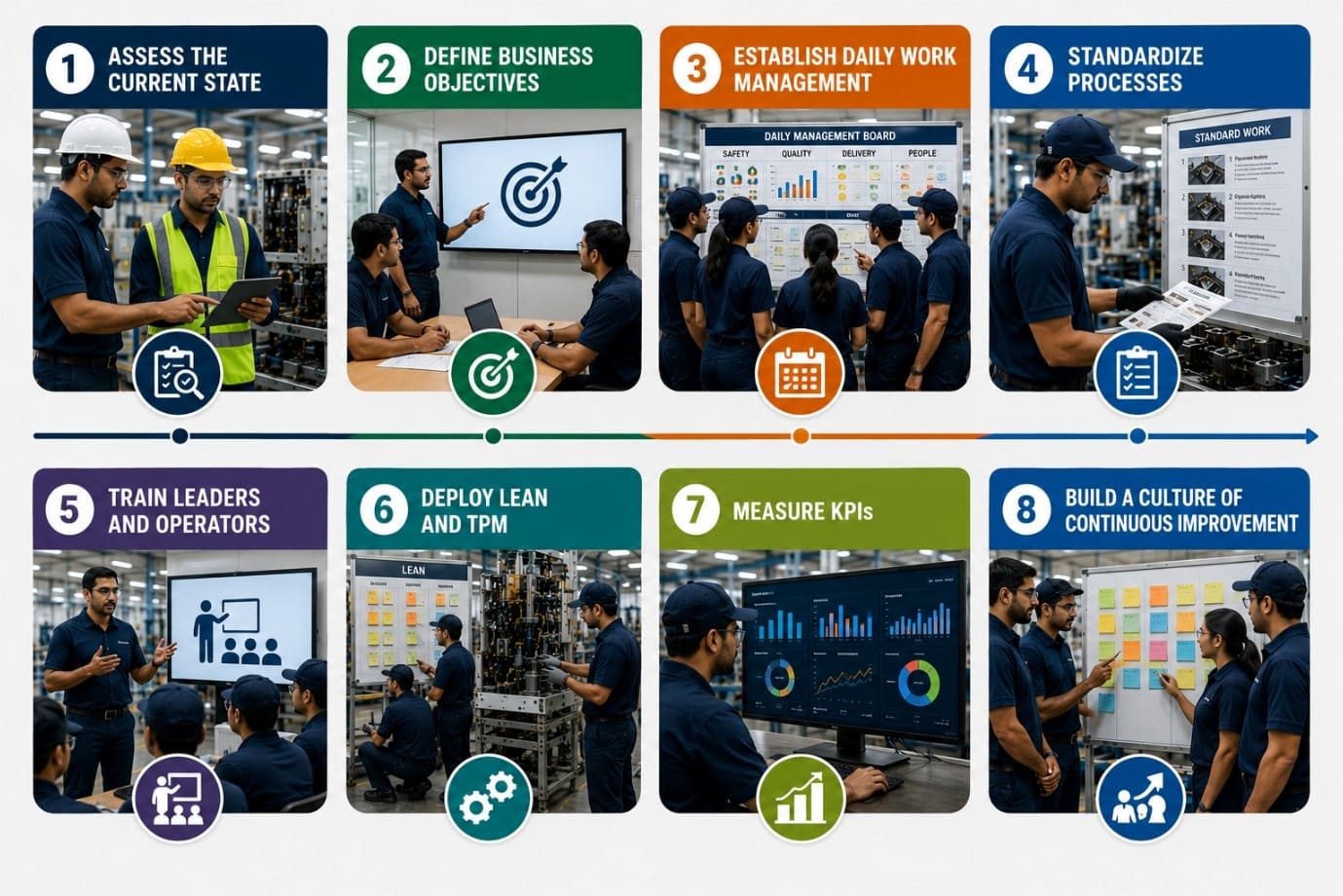 How to Implement Shop Floor Excellence A Step- by - Step Roadmap How to Implement Shop Floor Excellence A Step- by - Step Roadmap