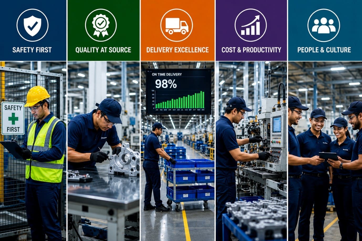 The Five Pillars of Shop Floor Excellence The Five Pillars of Shop Floor Excellence